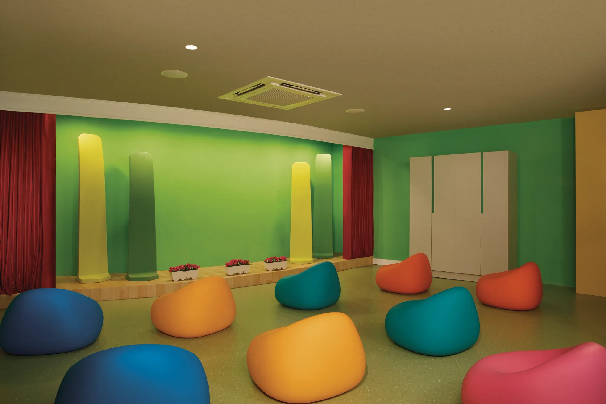 Children’s theater and entertainment room at Dreams Dominicus La Romana Resort.