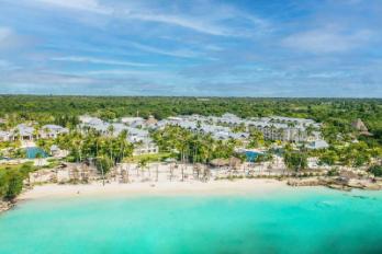 Hilton La Romana adults-only all-inclusive beachfront resort with pools and oceanfront suites in Dominican Republic.