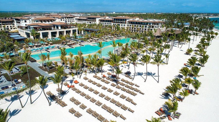 Lopesan Costa Bavaro Resort Spa and Casino modern beachfront all-inclusive resort with pools and entertainment in Punta Cana.