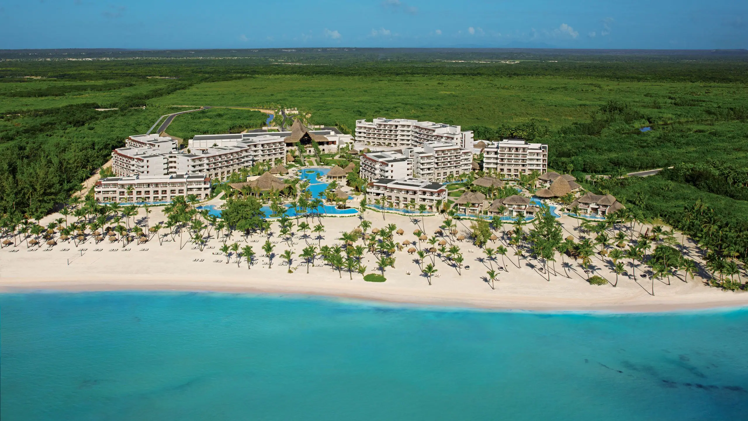 Secrets Cap Cana Resort and Spa adults-only luxury beachfront resort with infinity pools in Cap Cana, Dominican Republic.