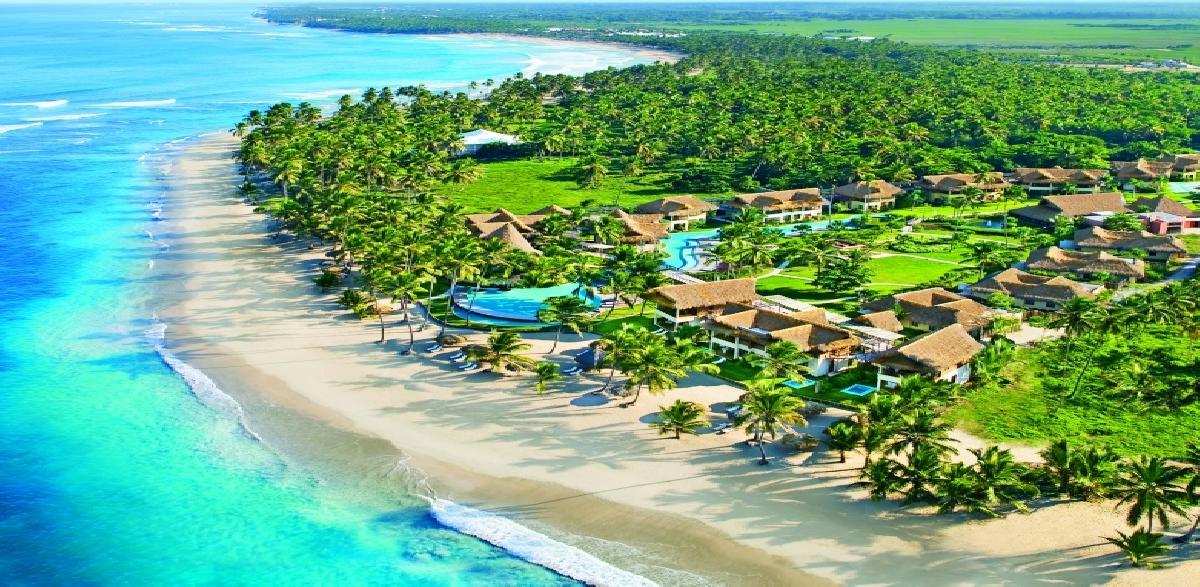 Zoetry Agua Punta Cana luxury beachfront resort with tropical pools and upscale wellness atmosphere in Punta Cana.
